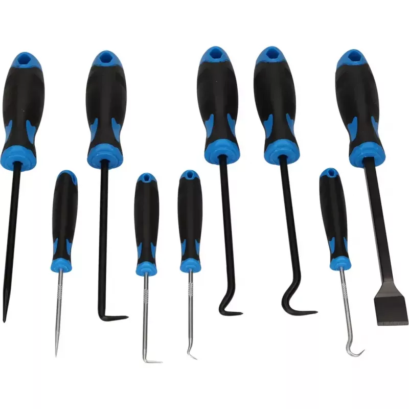 Brilliant Tools BT542010 9-daļīgs komplekts vārpstu blīvju un O-gredzenu noņemšanai