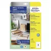 Pašlīmējošas printera uzlīmes Avery LR3427-10 Baltas A4 80 uzlīmes