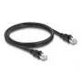 DeLOCK tīkla kabelis RJ45 Cat.6A F/UTP 1 m Melns