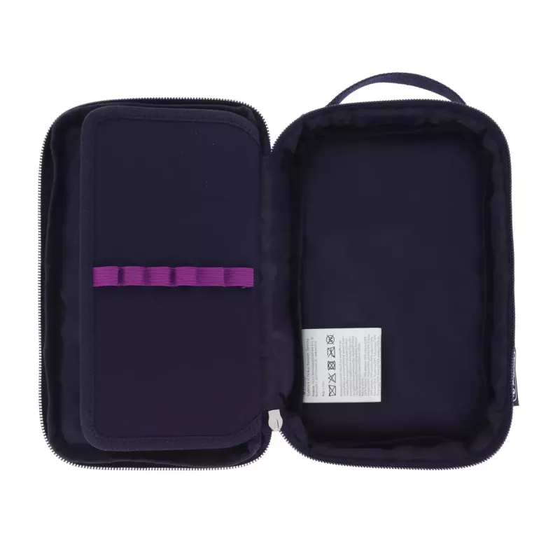 Penālis Herlitz 2 Go CamoPurple Poliesters Zils Purpurs 210x130x60mm