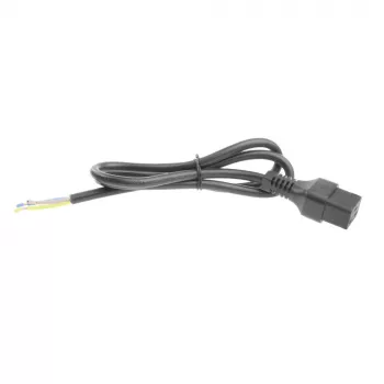 ACT barošanas vads C19 IEC Lock - atvērts gals melns 2 m, PC1174, 5 komplekts
