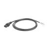 ACT Powercord C13 IEC Lock - atvērts gals 2 m, PC1025, 5 komplektā