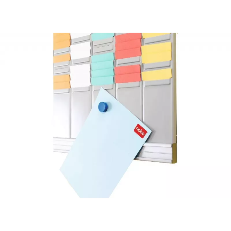 Nobo T-Card Link Bars Metal Size 24, alumīnijs, balts, 772 mm, 13 mm, 450 g, 36 mm