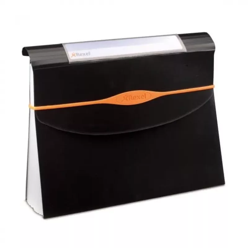 Rexel Optima Expander 13 daļas Melns