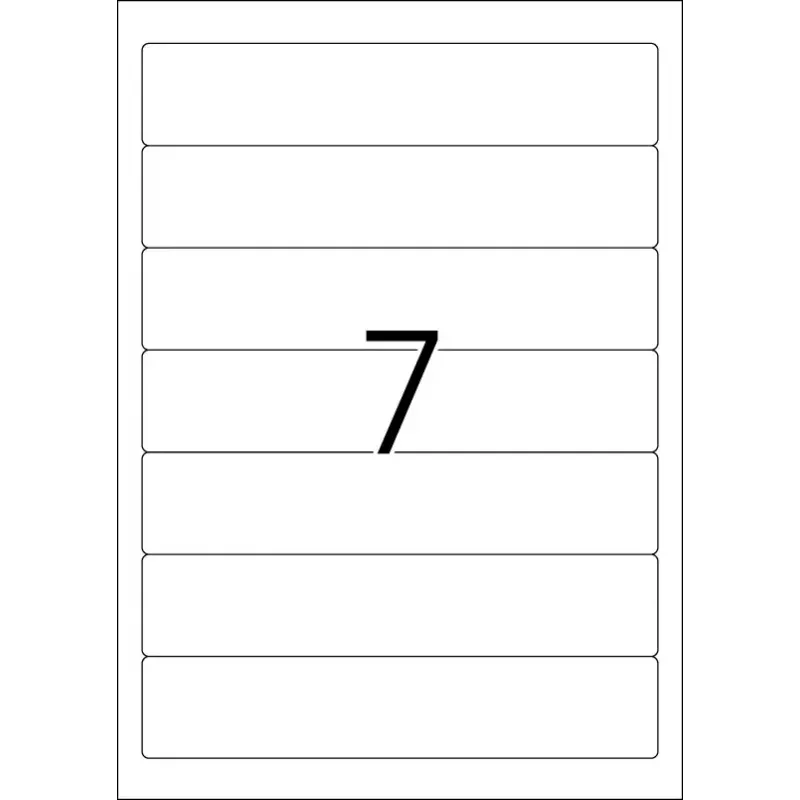 Pašlīmējošās printera etiķetes HERMA A4 192x38 mm 700 gab.
