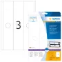 HERMA 5167 A4 piekaramo mapju uzlīmes 63x297 mm balts matēts necaurspīdīgs papīrs 75 gab.