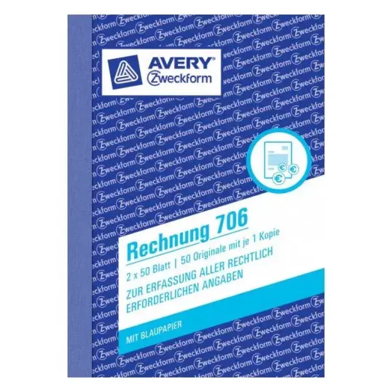 Administrācijas grāmata Avery 706 Balta