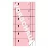 Biļetes Avery 831 300 gab. rozā