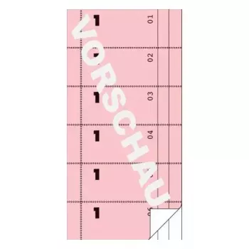 Biļetes Avery 831 300 gab. rozā