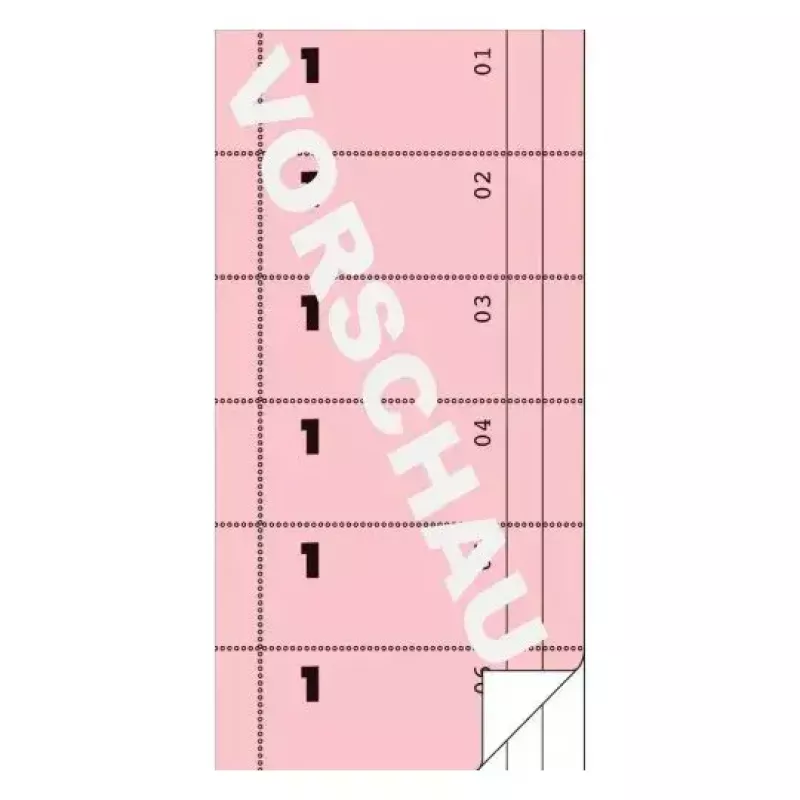 Biļetes Avery 831 300 gab. rozā