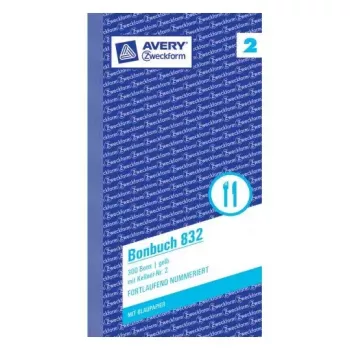 Biļetes Avery 832, 300 gab., dzeltenas