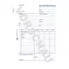 Administrācijas grāmata Avery 881, zila/balta