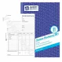 Administrācijas grāmata Avery 881, zila/balta