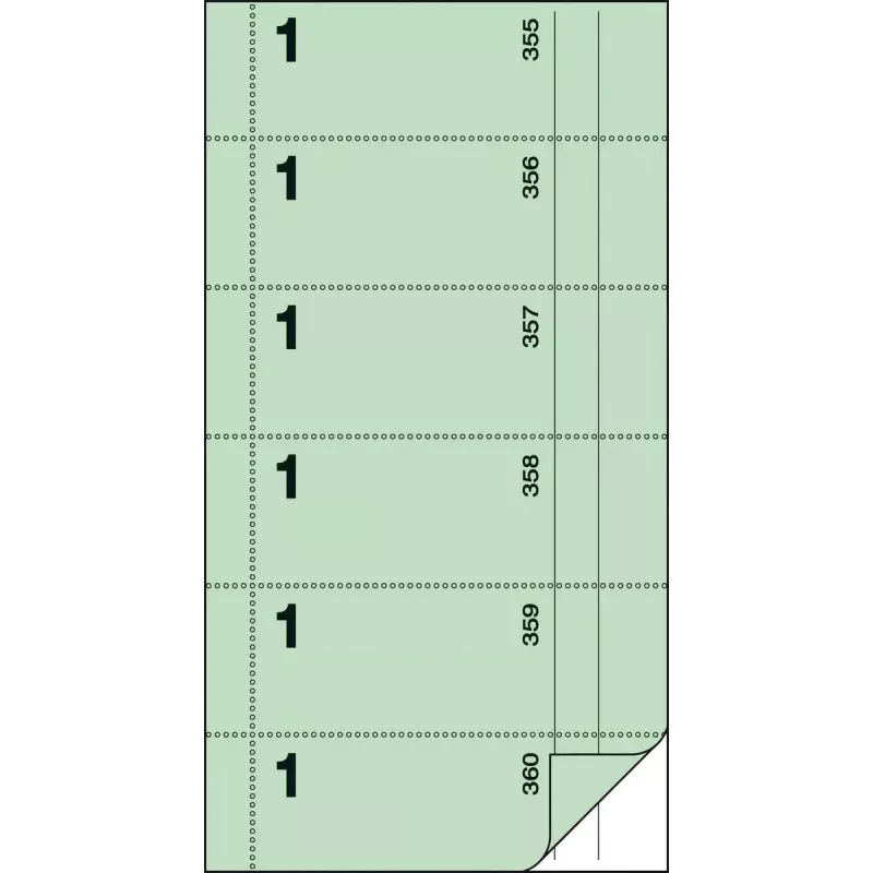 Nelīmējošā etiķete Sigel BO001 Zaļa Taisnstūrveida 105 x 200 mm