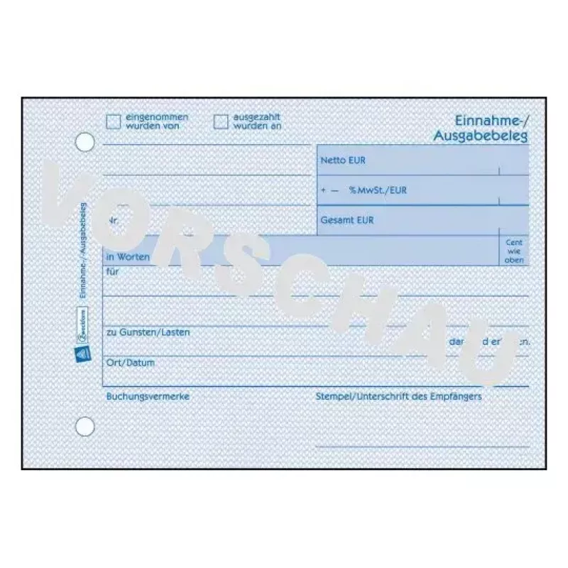 Administrācijas grāmata Avery 1205 zili balta