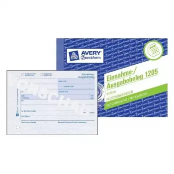 Administrācijas grāmata Avery 1205 zili balta