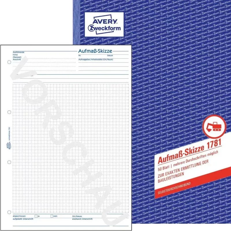 Grāmatvedības žurnāls/grāmata AVERY 1781 A4 50 lapas