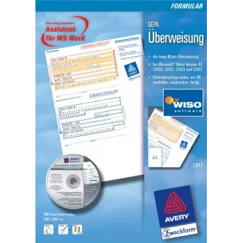 Biznesa veidlapa Avery 2817
