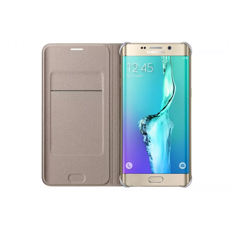Samsung EF-WG928 mobilā telefona maciņš Flip Case Zelts