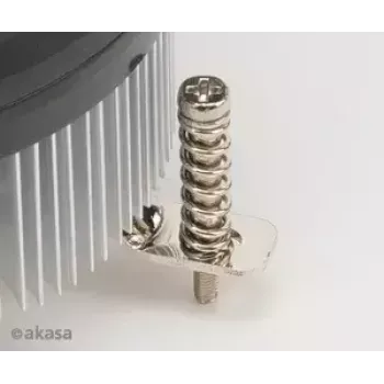 Akasa AK-CCE-7105EP procesora dzesēšanas sistēma 9.2 cm melna sudraba