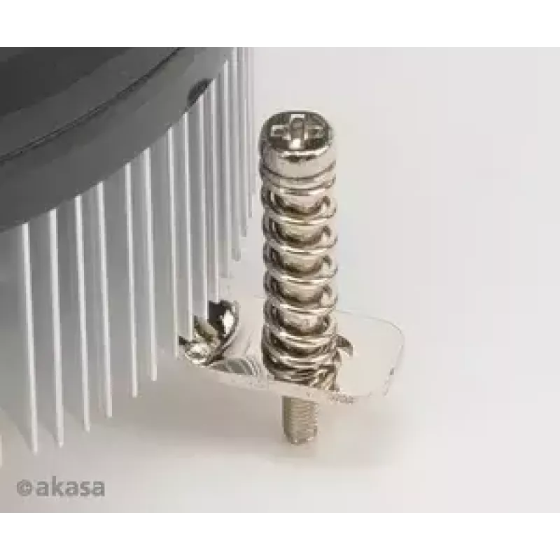 Akasa AK-CCE-7105EP procesora dzesēšanas sistēma 9.2 cm melna sudraba