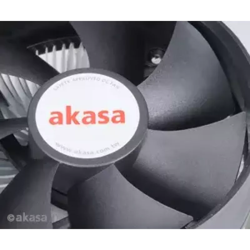 Akasa AK-CCE-7105EP procesora dzesēšanas sistēma 9.2 cm melna sudraba
