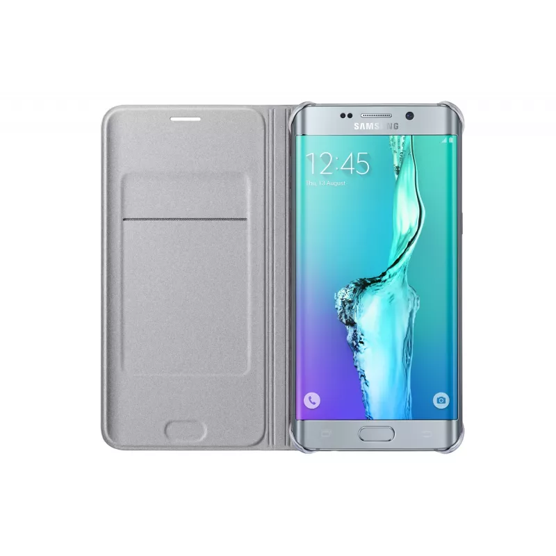 Samsung EF-WG928 maciņa futrālis Samsung S6 Edge+ Sudrabs
