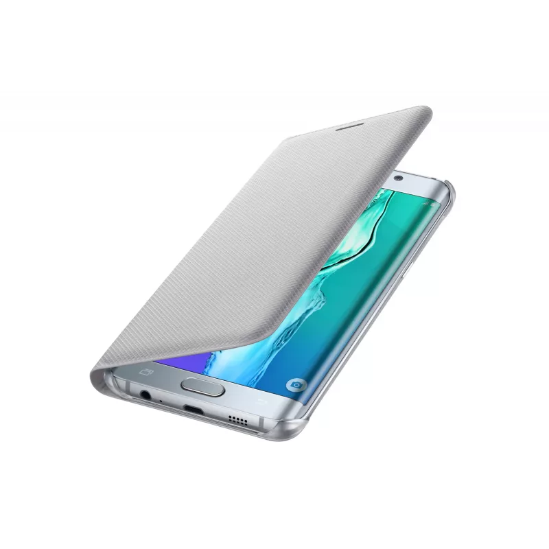 Samsung EF-WG928 maciņa futrālis Samsung S6 Edge+ Sudrabs