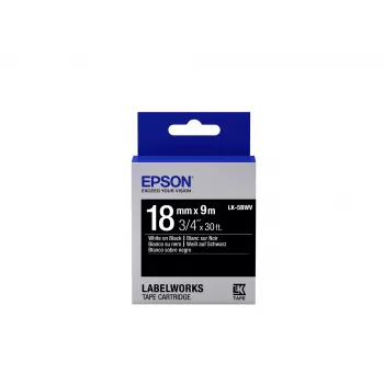 Epson Lentes kasetne Vivid LK-5BWV Balts/Melns 18mm (9m)