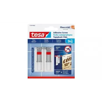 Universālais āķis TESA 77765 Balts 2 gab.