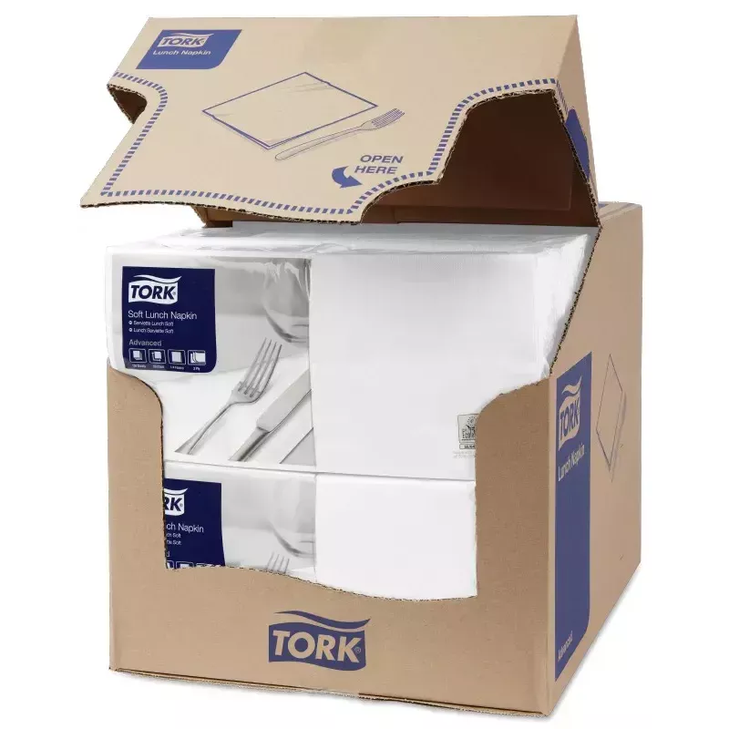 Papīra salvetes Tork 477414 baltas 150 gab.