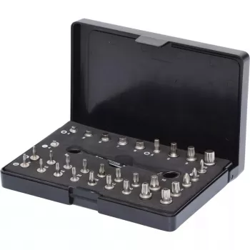 KS Tools 503.4670 Skrūvgriežu uzgaļu komplekts, 32 gab., niķeļa materiāls, 520 g