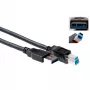 USB kabelis ACT USB 3.2 Gen1 A vīrišķais - USB B vīrišķais 0,50 m