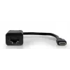 Port Designs 900126 USB dokstacija melna 0.3m
