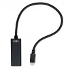 Port Designs 900126 USB dokstacija melna 0.3m
