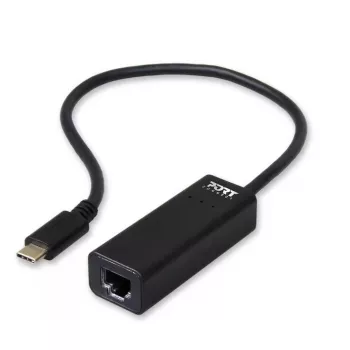 Port Designs 900126 USB dokstacija melna 0.3m