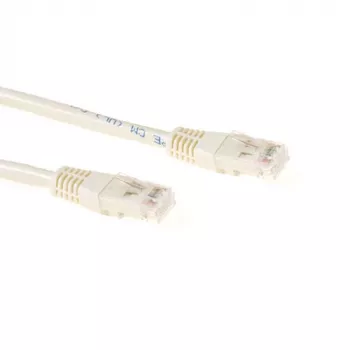 ACT Ivory 0,25 m U/UTP CAT6 savienojuma kabelis ar RJ45 savienotājiem