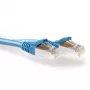 ACT Blue 20 m LSZH SFTP CAT6A lēciena kabelis ar snagless RJ45 savienotājiem