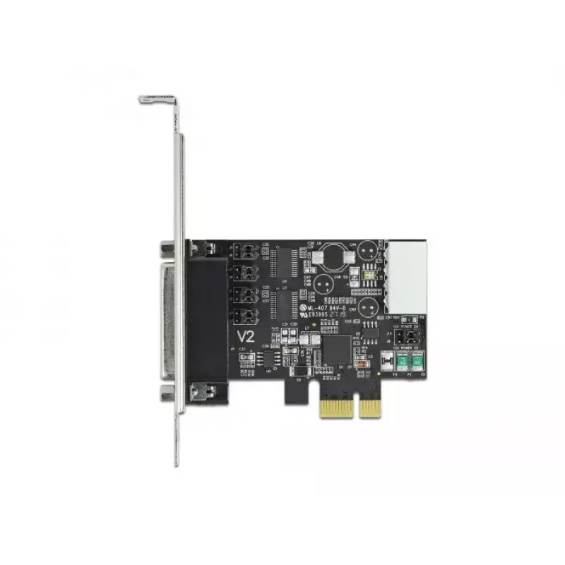 PCI Express x1 karte DeLOCK 89909 ar 2 RS-232 portiem