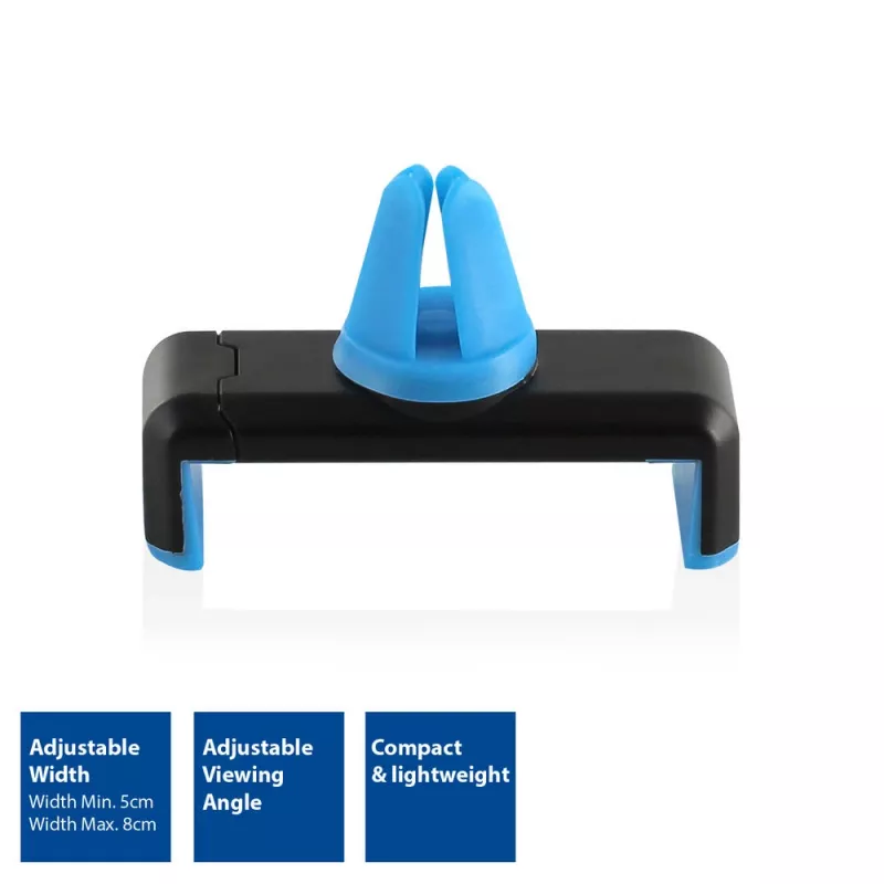Pasīvais turētājs ACT Smartphone car mount AC9000 gaisa ventilācijas metāla klips