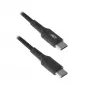 ACT USB 2.0 uzlādes/datu kabelis C male - C male 1 metrs, neilona