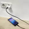 ACT USB 2.0 uzlādes/datu kabelis C male - C male 1 metrs, neilona