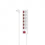 Hama 00223157 Viedā pagarinātāja sloksne 6 kontaktligzdas 1.4 m 3680 W
