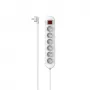 Hama 00223023 Viedā pagarinātāja 6 kontaktligzdas 1.4 m