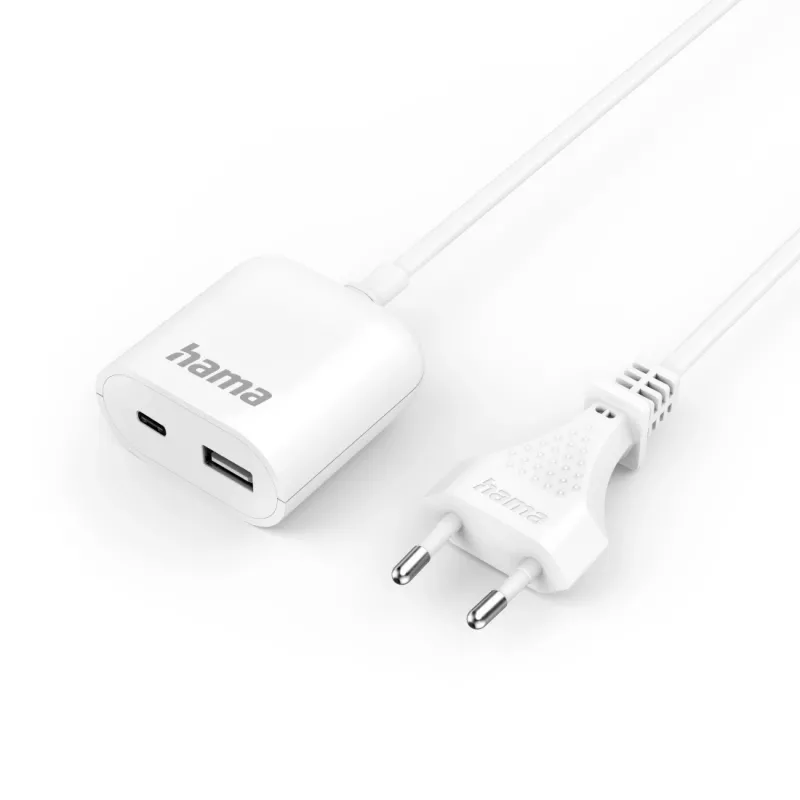 Hama 00223204 mobilās ierīces lādētājs Balts AC iekštelpām