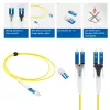ACT 5m Singlemode 9/125 OS2 Polarity Twist uniboot duplex šķiedru kabelis ar CS - LC savienotājiem