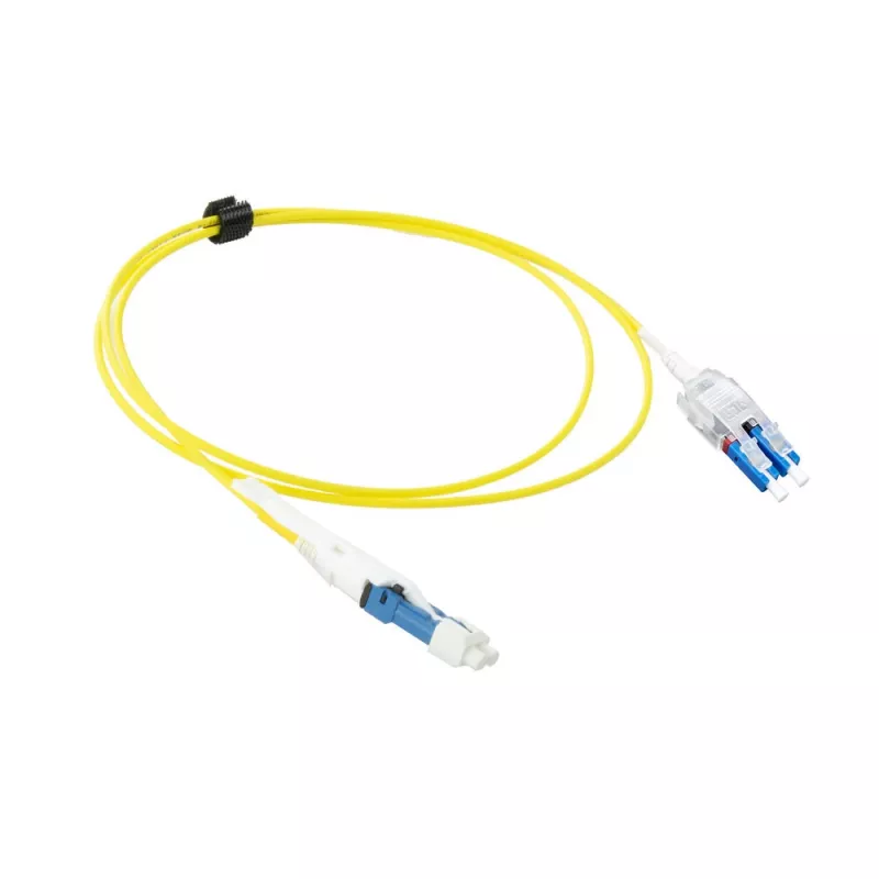 ACT 7 m Singlemode 9/125 OS2 Polarity Twist uniboot dupleksa optiskā kabeļa lēciens ar CS - LC savienotājiem