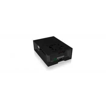 ICY BOX IB-RP108 Korpuss Raspberry Pi 4, Antracīts, Melns