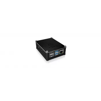 ICY BOX IB-RP110 korpuss Raspberry Pi 4, melns