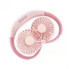 Unold kakla ventilators Breezy Pink, rozā, 2 ventilator(i), 8 h, balts, 1 gab.